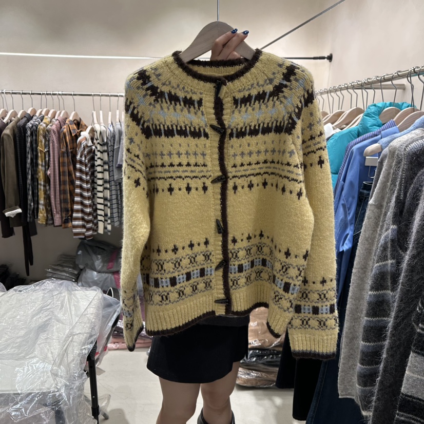 CREME BRULEE東大門㊣實拍女士新款25秋冬熱賣時尚休閑針織衫CREME BRULEE/DH針織衫