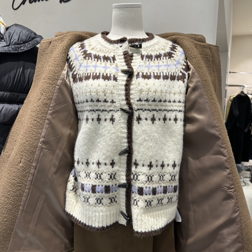 CREME BRULEE東大門㊣實拍女士新款25秋冬熱賣時尚休閑針織衫CREME BRULEE/DH針織衫圖色2