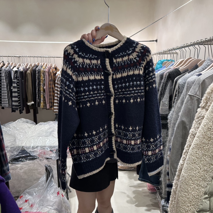 CREME BRULEE東大門㊣實拍女士新款25秋冬熱賣時尚休閑針織衫CREME BRULEE/DH針織衫圖色3