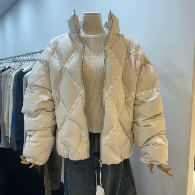 AIME HOPE MAKE東大門㊣代購女裝新款25秋冬短款羽絨服填充AIME HOPE MAKE短款羽絨服圖色2