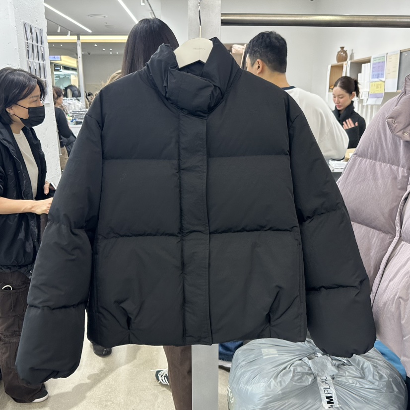 HELVETICA東大門㊣實拍女士新品25秋冬人氣短款羽絨服填充鴨絨HELVETICA短款羽絨服圖色3