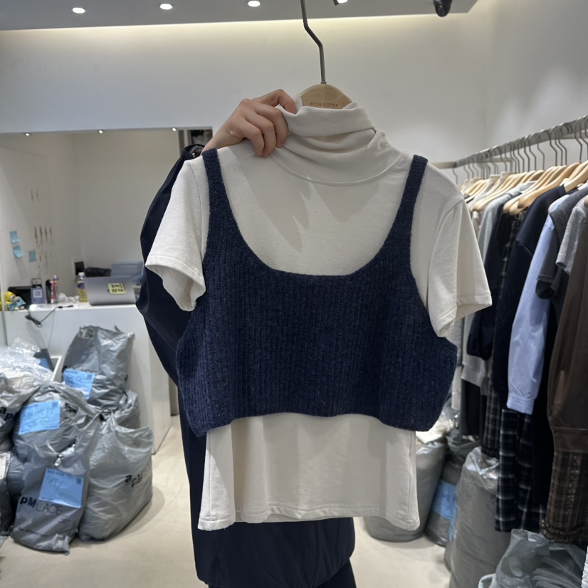 RICH SISTER東大門㊣實拍女士新款人氣真品吊帶背心不含內搭RICH SISTER吊帶/背心圖色3