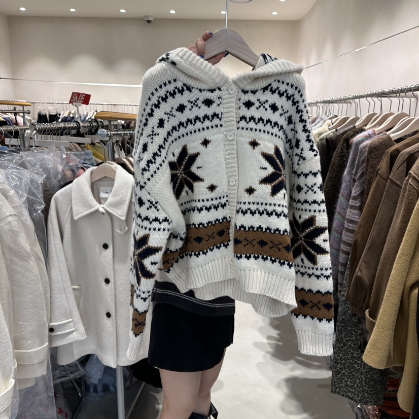 CREME BRULEE東大門㊣實拍女士新款人氣時尚25秋冬推薦針織衫CREME BRULEE/DH針織衫