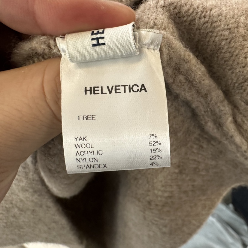 HELVETICA東大門㊣實拍女裝新品人氣推薦職業25秋冬針織衫連帽衫HELVETICA針織衫