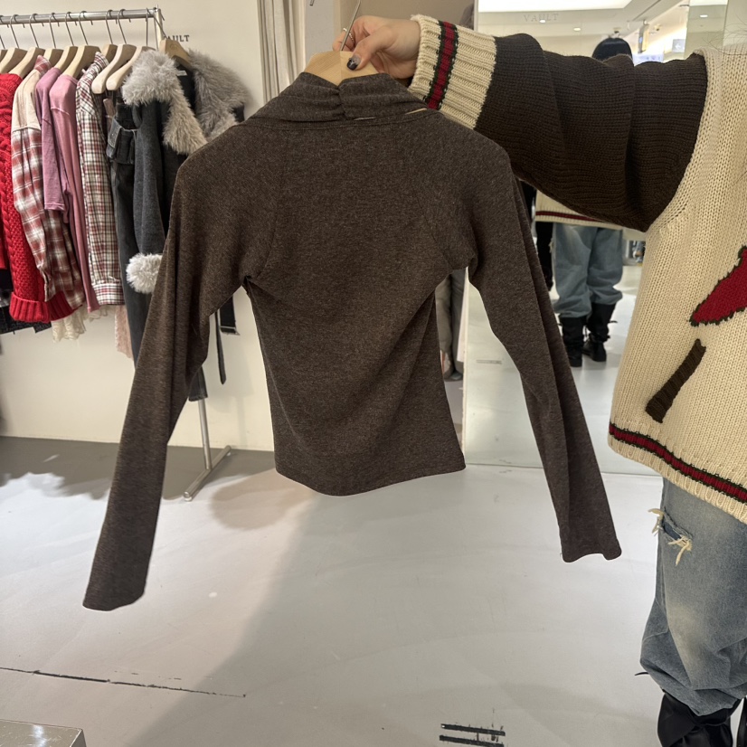 VAULT韓國直郵㊣女士新款人氣時尚真品25秋冬熱賣推薦針織衫VAULT針織衫