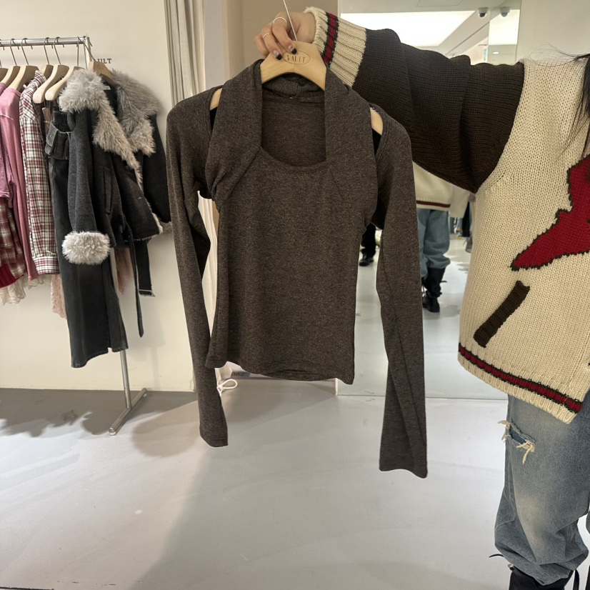 VAULT韓國直郵㊣女士新款人氣時尚真品25秋冬熱賣推薦針織衫VAULT針織衫圖色2