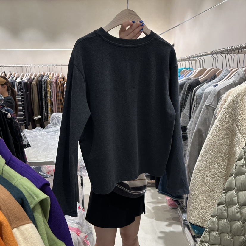 CREME BRULEE東大門㊣實拍女士新品時尚職業真品熱賣長袖T恤CREME BRULEE/DH長袖T恤