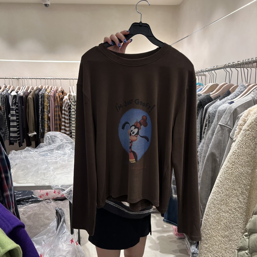 CREME BRULEE東大門㊣實拍女士新品時尚職業真品熱賣長袖T恤CREME BRULEE/DH長袖T恤圖色2