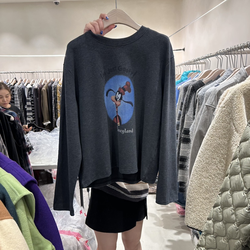 CREME BRULEE東大門㊣實拍女士新品時尚職業真品熱賣長袖T恤CREME BRULEE/DH長袖T恤圖色3