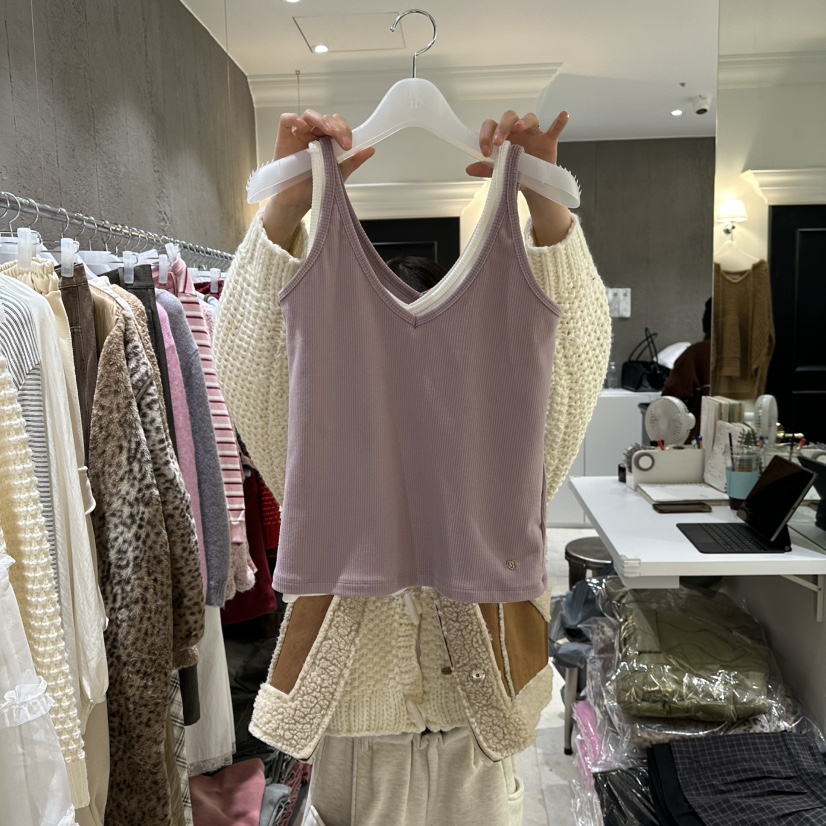 MIXXIN韓國代購㊣女士新品熱賣推薦休閑人氣真品時尚吊帶背心MIXXIN吊帶/背心圖色2