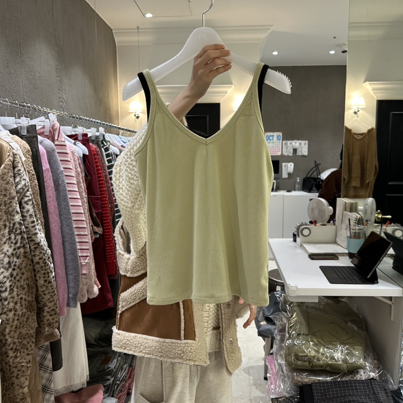 MIXXIN韓國代購㊣女士新品熱賣推薦休閑人氣真品時尚吊帶背心MIXXIN吊帶/背心圖色4