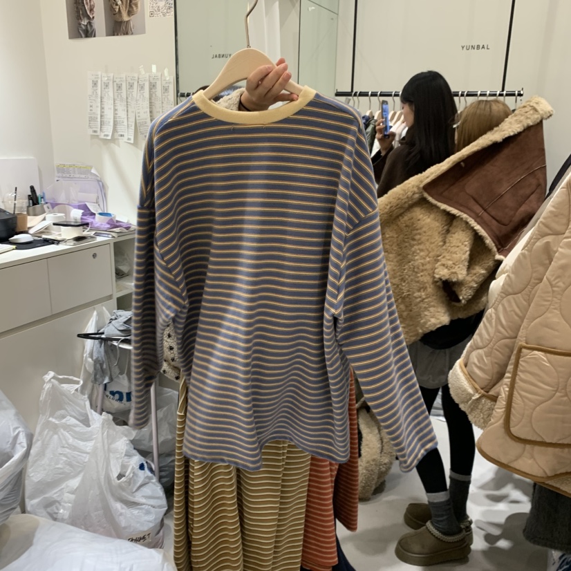 YUNBAL東大門㊣實拍女士新品推薦真品熱賣人氣時尚25秋冬長袖T恤YUNBAL長袖T恤