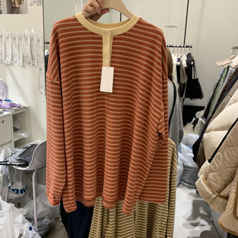 YUNBAL東大門㊣實拍女士新品推薦真品熱賣人氣時尚25秋冬長袖T恤YUNBAL長袖T恤