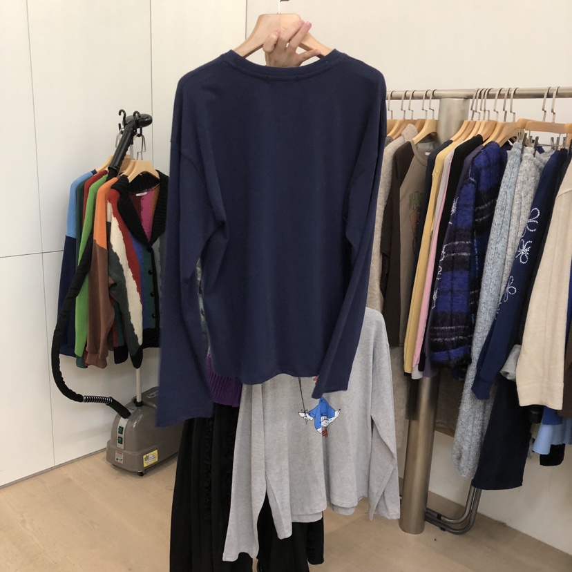 DOHWAJI東大門㊣直郵女士新品熱賣25秋冬真品人氣時尚長袖T恤DOHWAJI長袖T恤