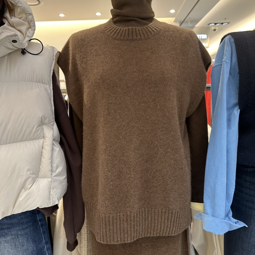 RICH SISTER東大門㊣實拍女裝新品25秋冬人氣熱賣休閑馬甲RICH SISTER馬甲