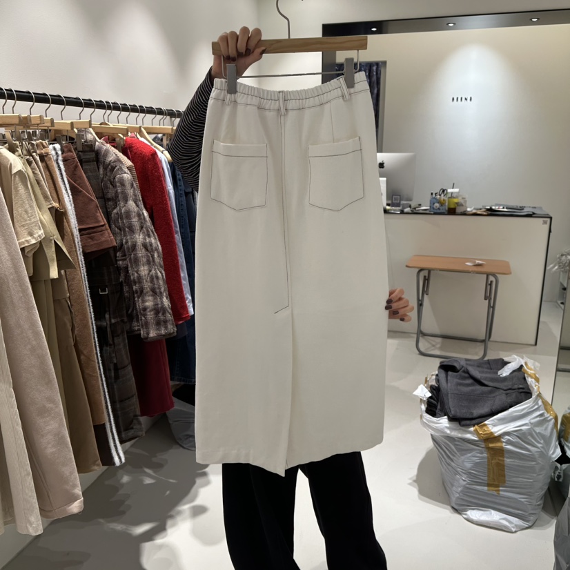 BEENS東大門㊣直郵女士新品人氣時尚職業熱賣推薦真品休閑長裙BEENS長裙