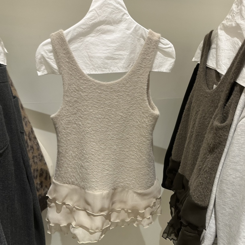 LOVE YOU SO MUCH/MORE THAN YESTERDAY東大門㊣實拍女士新款休閑吊帶背心LYSM/MORE THAN YESTERDAY吊帶/背心