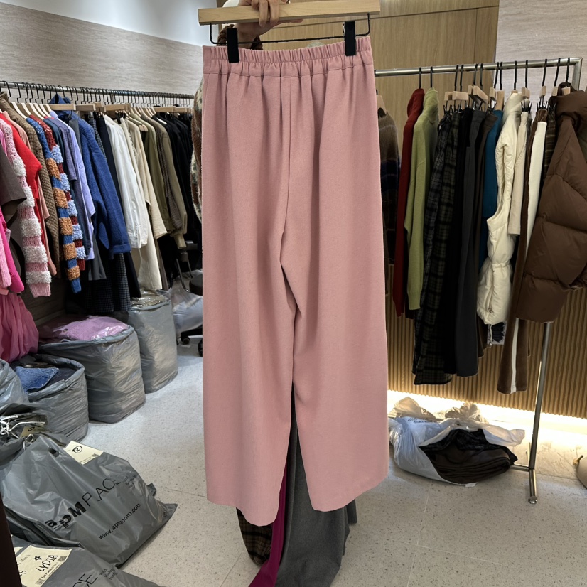 BISHOP東大門㊣實拍女裝新品熱賣職業真品推薦時尚休閑褲羊毛BISHOP休閑褲