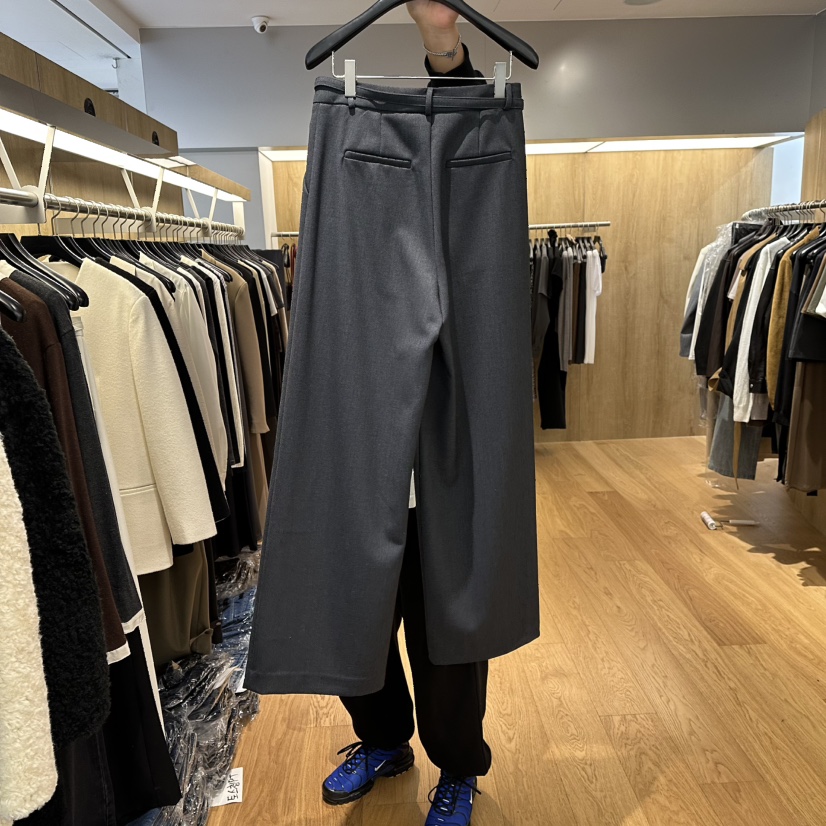 LEFANCY東大門㊣直郵女士新款休閑時尚25秋冬推薦休閑褲含腰繩LEFANCY休閑褲