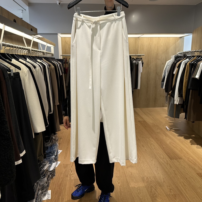 LEFANCY東大門㊣直郵女士新款休閑時尚25秋冬推薦休閑褲含腰繩LEFANCY休閑褲