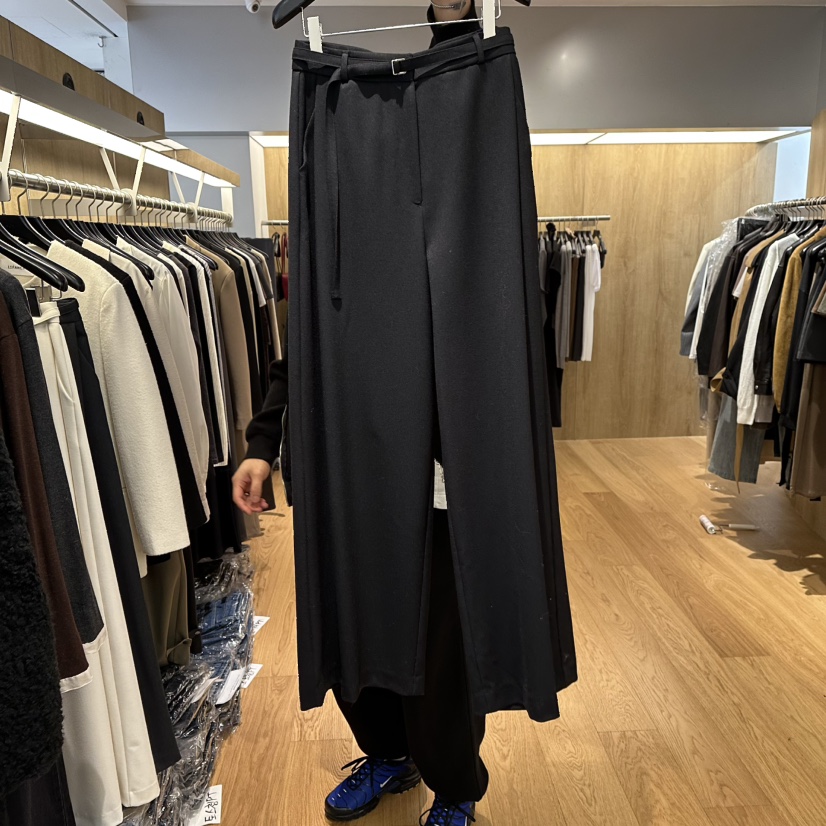 LEFANCY東大門㊣直郵女士新款休閑時尚25秋冬推薦休閑褲含腰繩LEFANCY休閑褲圖色2