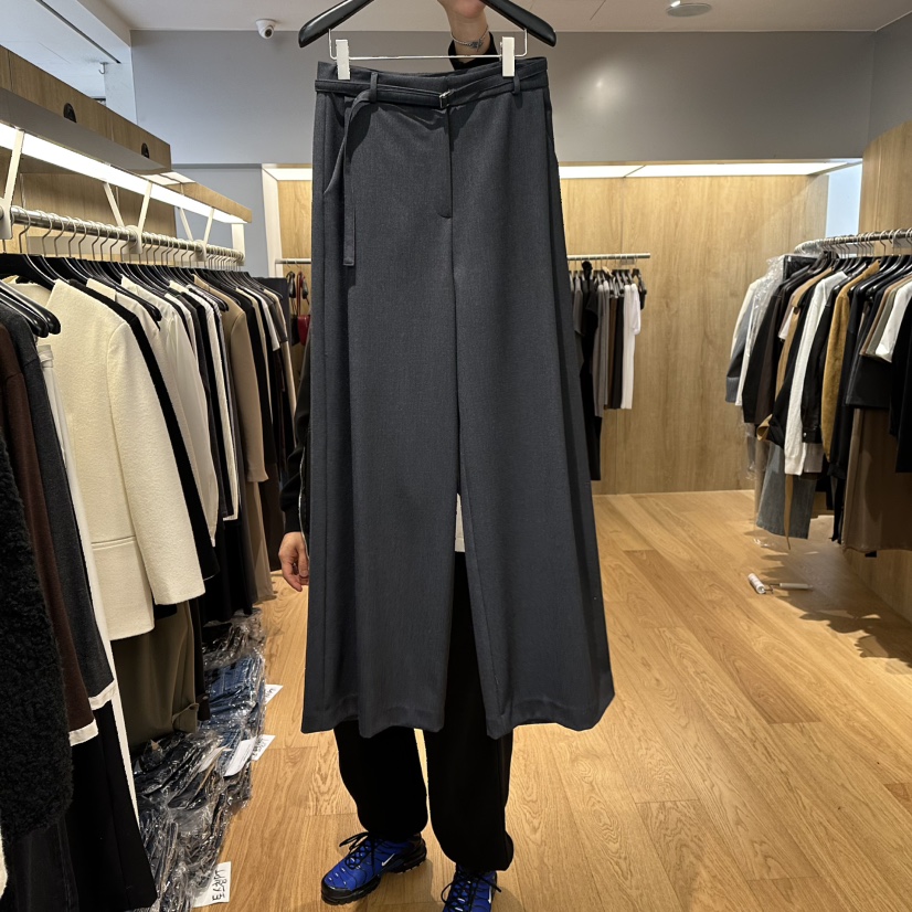 LEFANCY東大門㊣直郵女士新款休閑時尚25秋冬推薦休閑褲含腰繩LEFANCY休閑褲圖色3