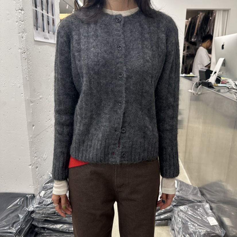 HELVETICA韓國直郵㊣女士新品職業熱賣人氣針織衫羊駝毛開衫HELVETICA針織衫