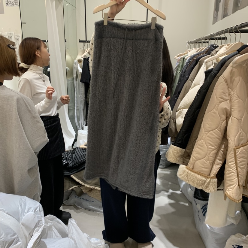 YUNBAL韓國直郵㊣女裝新品推薦職業人氣半身裙中短裙安哥拉YUNBAL半身裙/中短裙圖色2