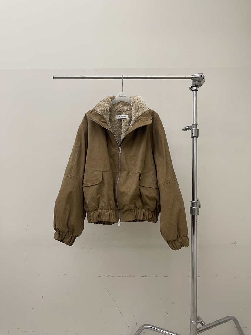 ATMOSPHERE東大門㊣實拍女士新款職業熱賣休閑夾克毛皮復古ATMOSPHERE/BLING夾克