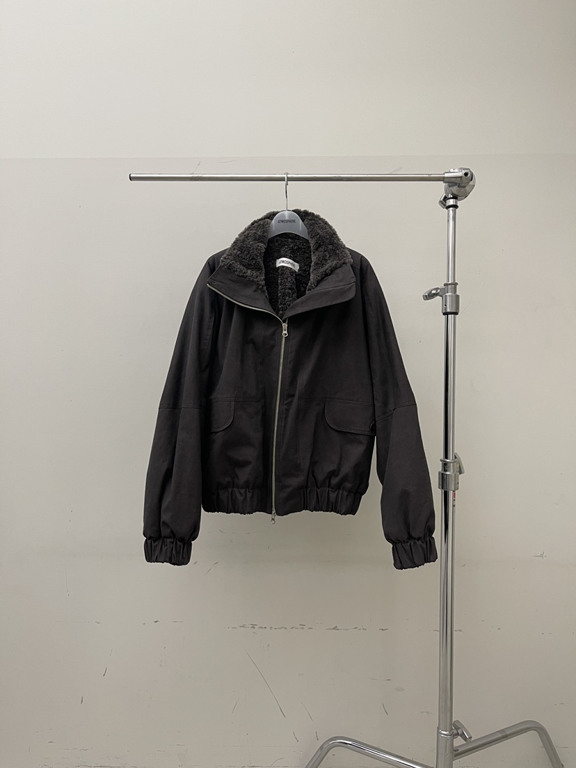 ATMOSPHERE東大門㊣實拍女士新款職業熱賣休閑夾克毛皮復古ATMOSPHERE/BLING夾克圖色2墨