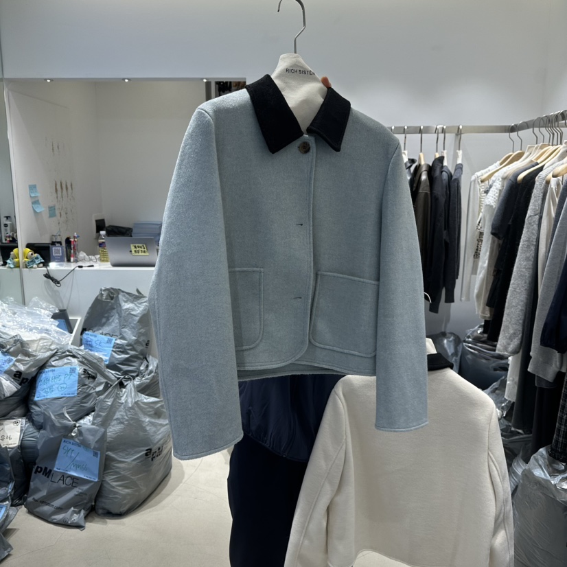 RICH SISTER韓國直郵㊣女士新款休閑推薦職業時尚真品夾克RICH SISTER夾克圖色2