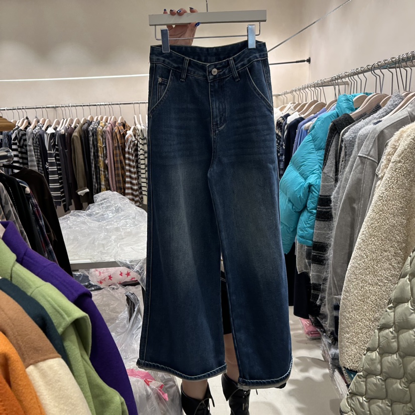 CREME BRULEE韓國直郵㊣女裝新款職業人氣熱賣牛仔褲不含腰帶CREME BRULEE/DH牛仔褲圖色2