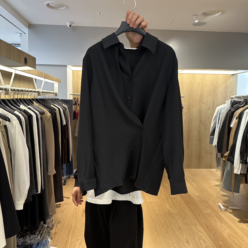 LEFANCY東大門㊣直郵女士新款人氣推薦休閑時尚職業襯衫蕾絲衫LEFANCY襯衫/蕾絲衫圖色2