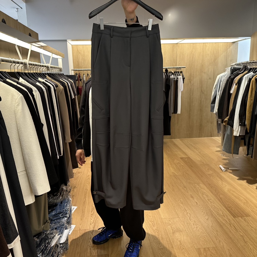 LEFANCY韓國直郵㊣女士新品推薦人氣休閑25秋冬時尚休閑褲口袋LEFANCY休閑褲圖色2