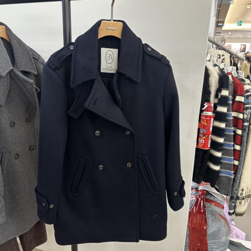 3 ANOTHER東大門㊣代購女裝新款休閑熱賣人氣職業短款大衣3 ANOTHER短款大衣圖色2