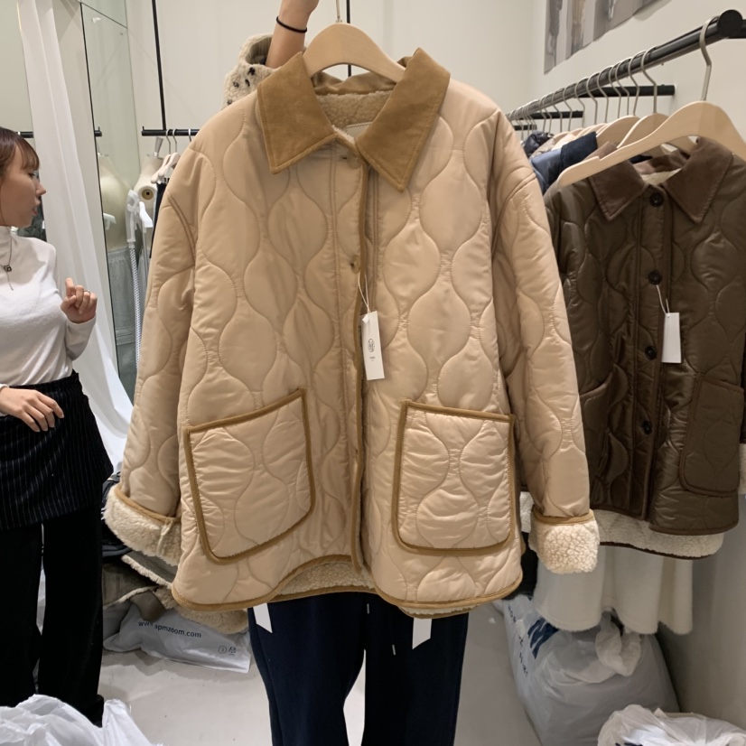 YUNBAL東大門㊣代購女士新款時尚推薦真品休閑熱賣夾克羊毛YUNBAL夾克