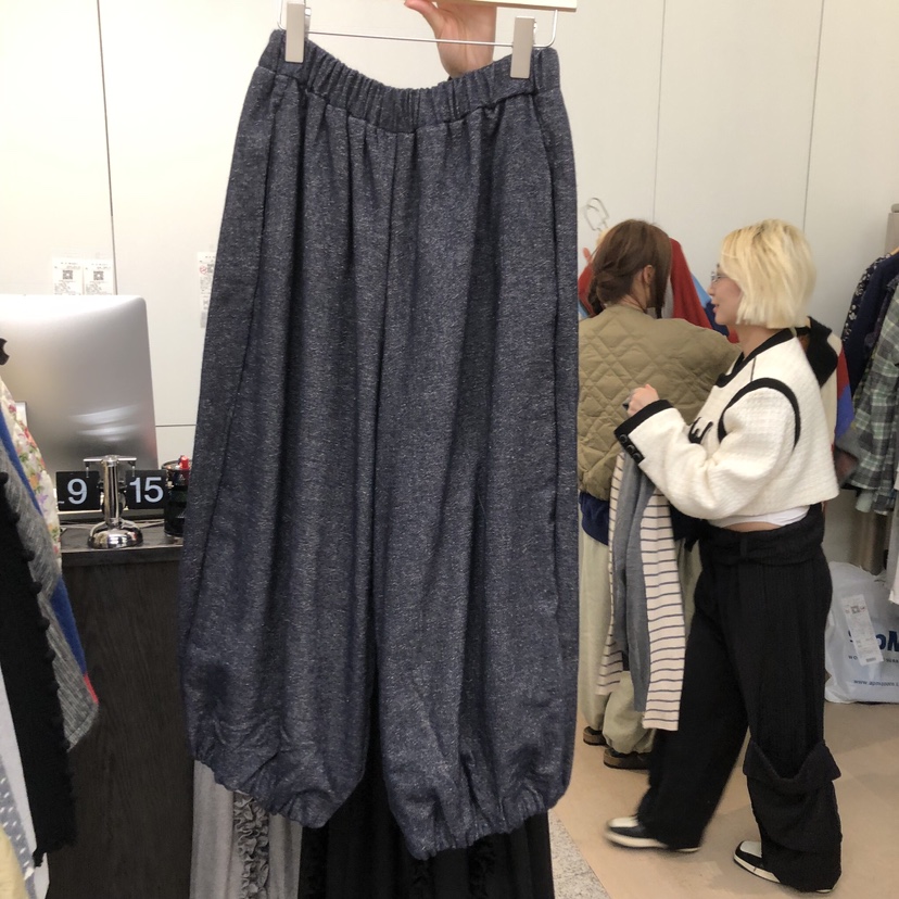 DOHWAJI韓國代購㊣女裝新品時尚職業熱賣25秋冬休閑褲羊毛亞麻DOHWAJI休閑褲圖色2