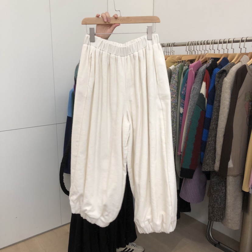 DOHWAJI韓國代購㊣女裝新品時尚職業熱賣25秋冬休閑褲羊毛亞麻DOHWAJI休閑褲圖色5