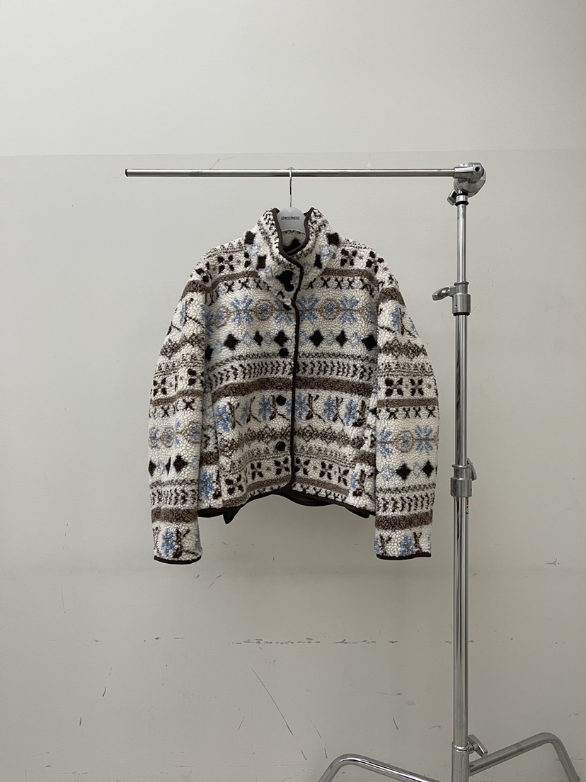 ATMOSPHERE東大門㊣代購女士新品推薦25秋冬人氣真品夾克羊毛ATMOSPHERE/BLING夾克