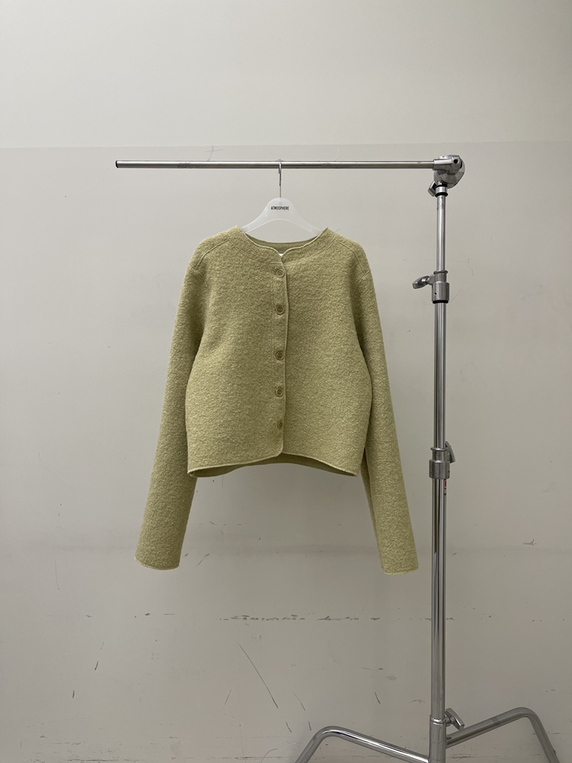 ATMOSPHERE韓國代購㊣女裝新款推薦時尚休閑熱賣真品夾克羊駝ATMOSPHERE/BLING夾克圖色2