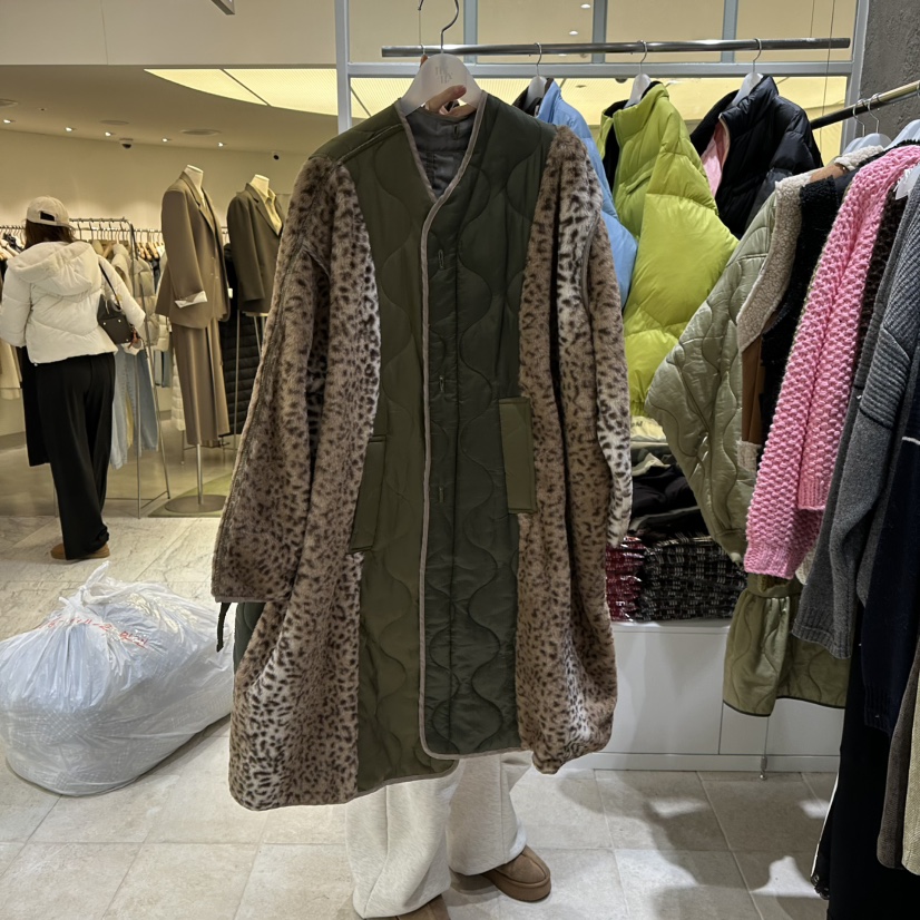 MIXXIN東大門㊣直郵女裝新款休閑推薦時尚人氣25秋冬中長款大衣MIXXIN中長款大衣圖色2