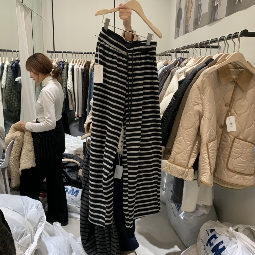 YUNBAL東大門㊣直郵女士新款25秋冬時尚推薦熱賣休閑褲加絨YUNBAL休閑褲圖色2