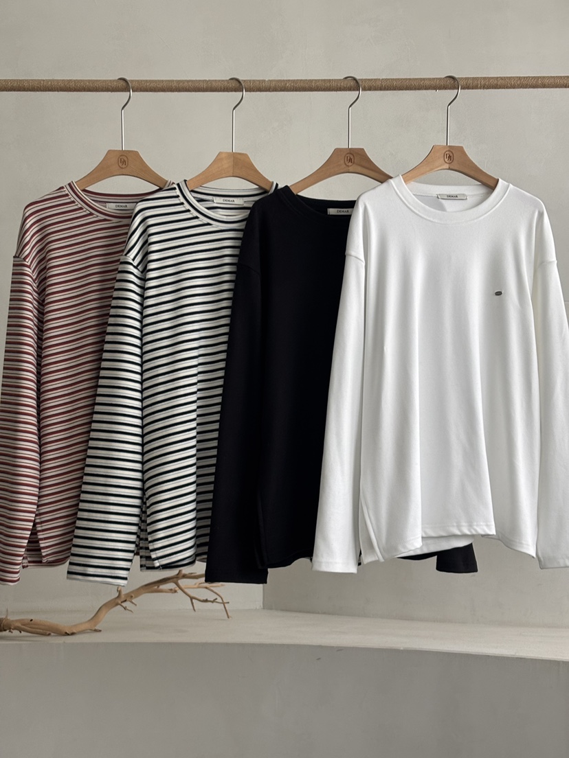 DEMAR東大門㊣代購女士新款25秋冬休閑真品人氣時尚長袖T恤DEMAR長袖T恤