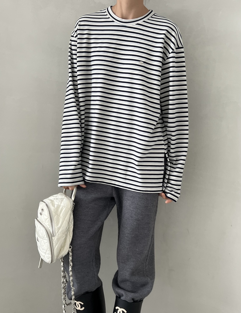 DEMAR東大門㊣代購女士新款25秋冬休閑真品人氣時尚長袖T恤DEMAR長袖T恤圖色3