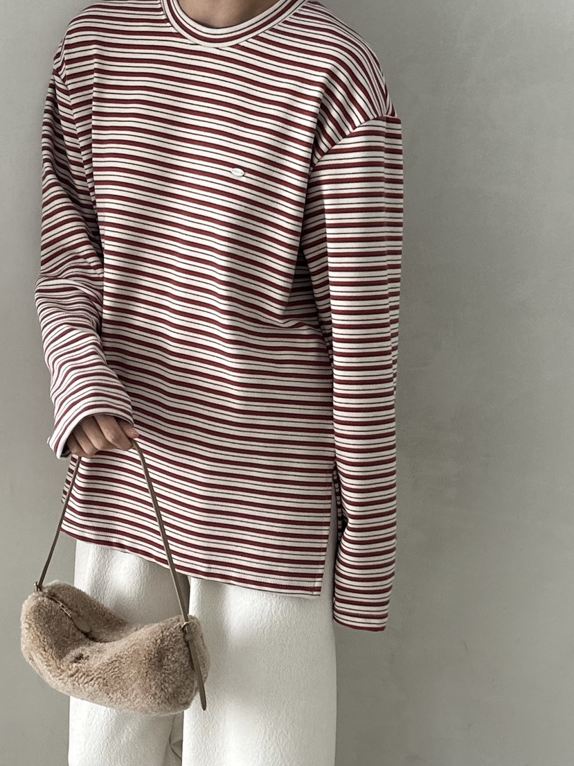 DEMAR東大門㊣代購女士新款25秋冬休閑真品人氣時尚長袖T恤DEMAR長袖T恤圖色4