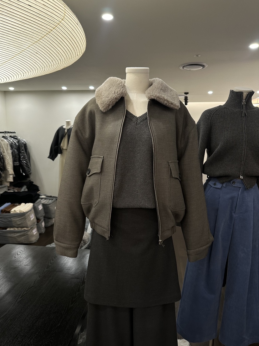 YOUR-P東大門㊣實拍女裝新品職業真品休閑時尚25秋冬熱賣夾克YOUR-P夾克圖色3