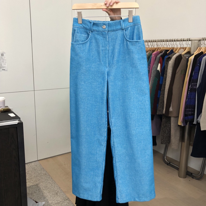 DOHWAJI東大門㊣代購女裝新品25秋冬真品時尚休閑休閑褲燈芯絨DOHWAJI休閑褲