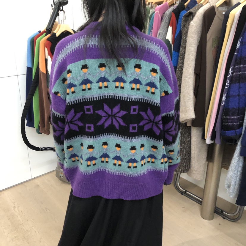 DOHWAJI韓國代購㊣女裝新款熱賣職業真品推薦25秋冬毛衣手工羊毛DOHWAJI毛衣