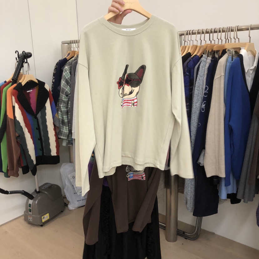 DOHWAJI韓國代購㊣女裝新品25秋冬推薦人氣職業休閑長袖T恤DOHWAJI長袖T恤