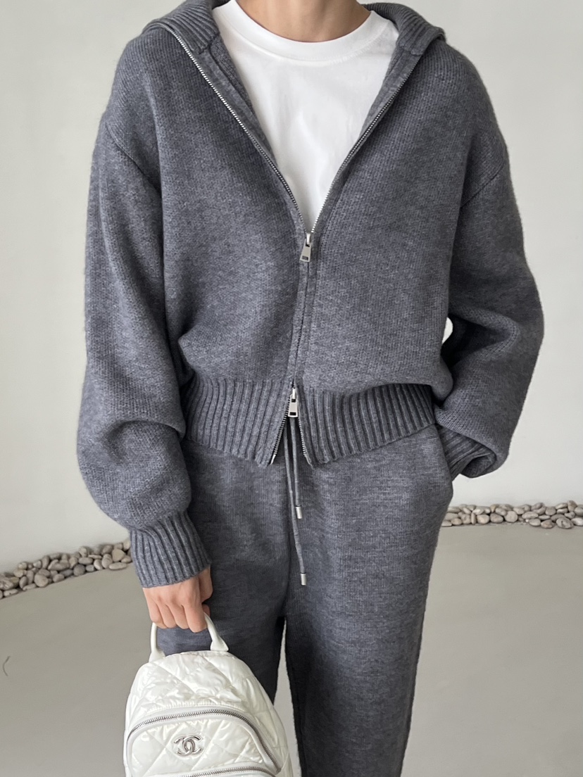 DEMAR東大門㊣實拍女裝新品推薦真品人氣25秋冬針織衫拉鏈保暖DEMAR針織衫